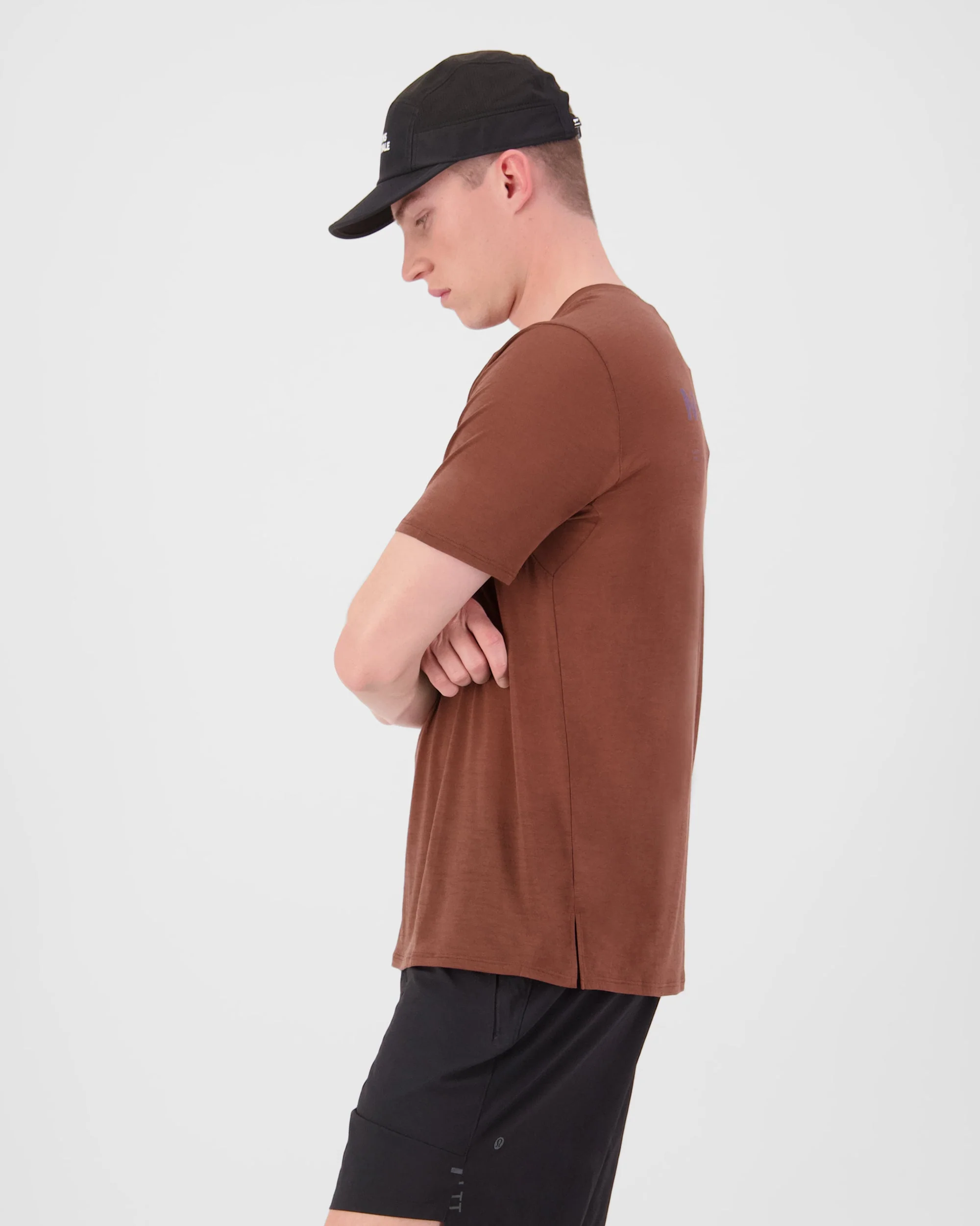 Aero Ultralight Merino T-Shirt - Coffee | Men's T-Shirt - Image 3