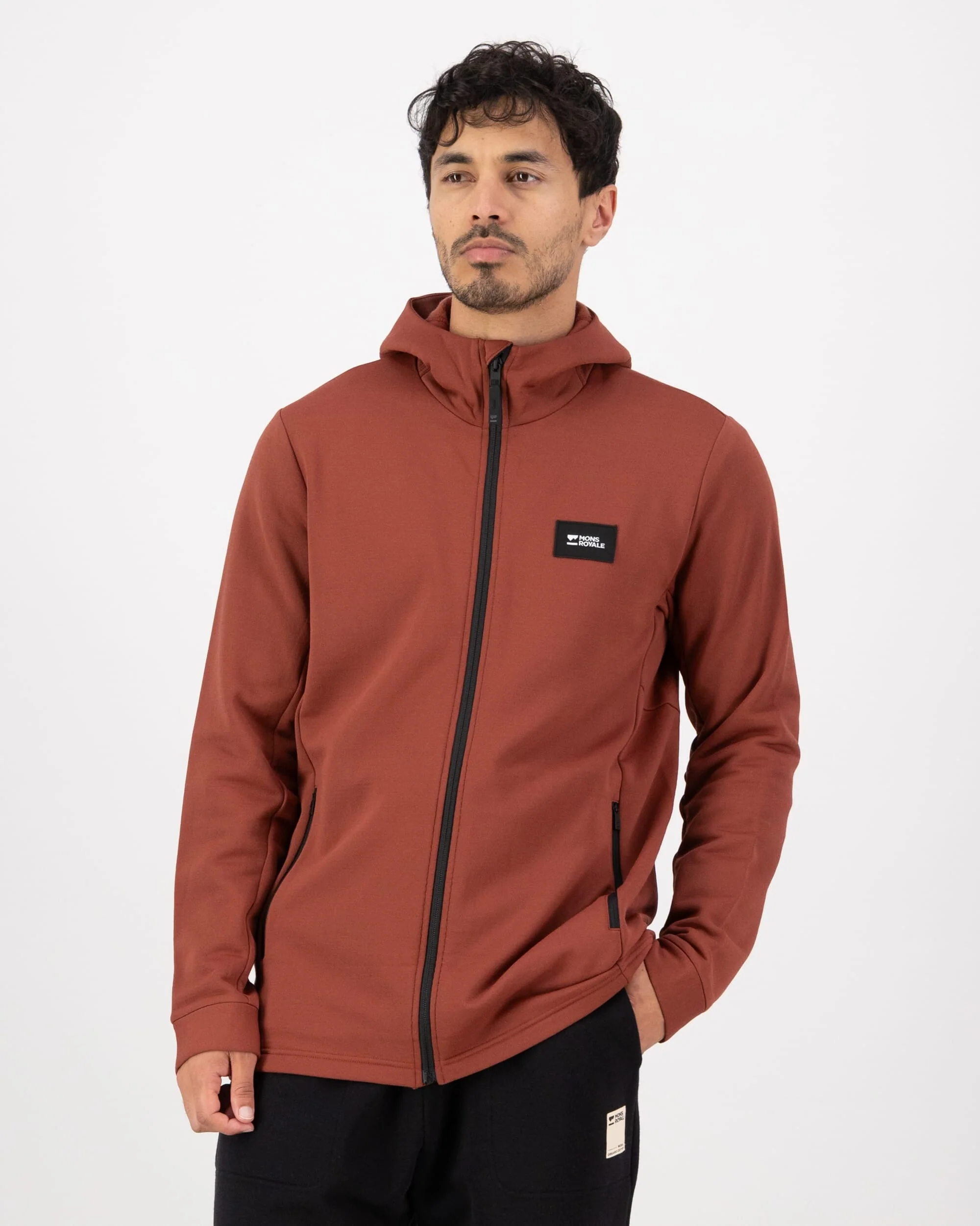 Arcadia Merino Fleece Hoody - Sienna | Men's Mid Layer