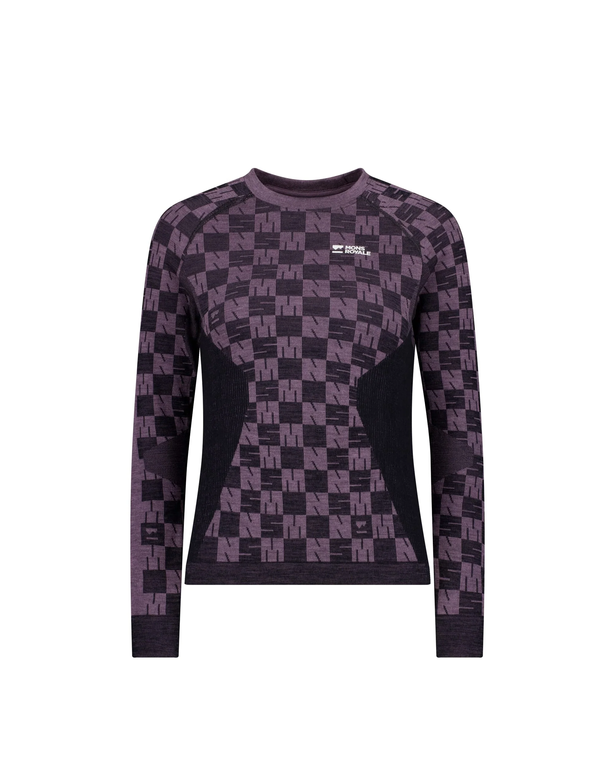 Ascender Merino Base Layer Long Sleeve - Mauve / Black | Women's Long Sleeve Top - Image 5