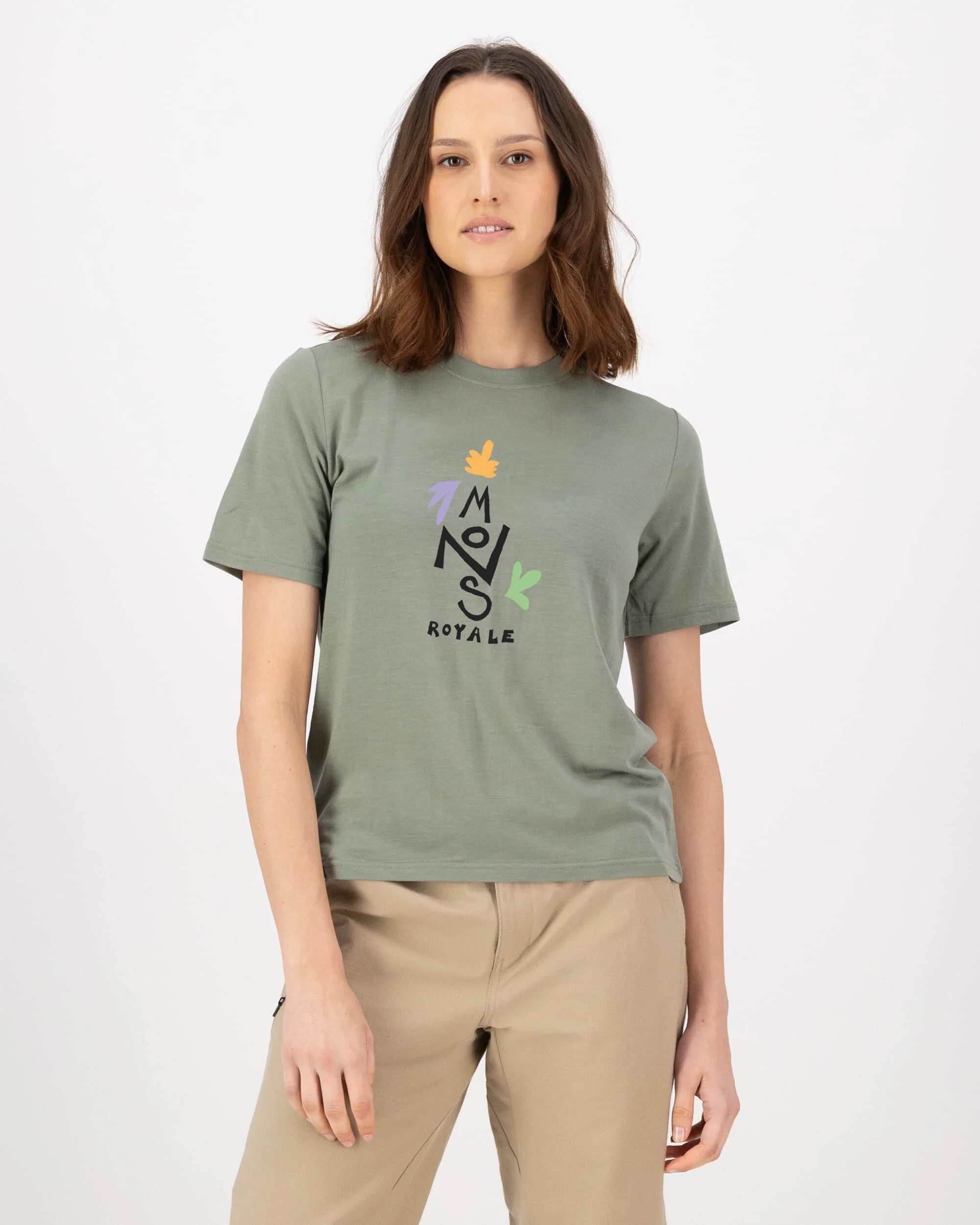 Icon Merino T-Shirt - Willow | Women's T-Shirt