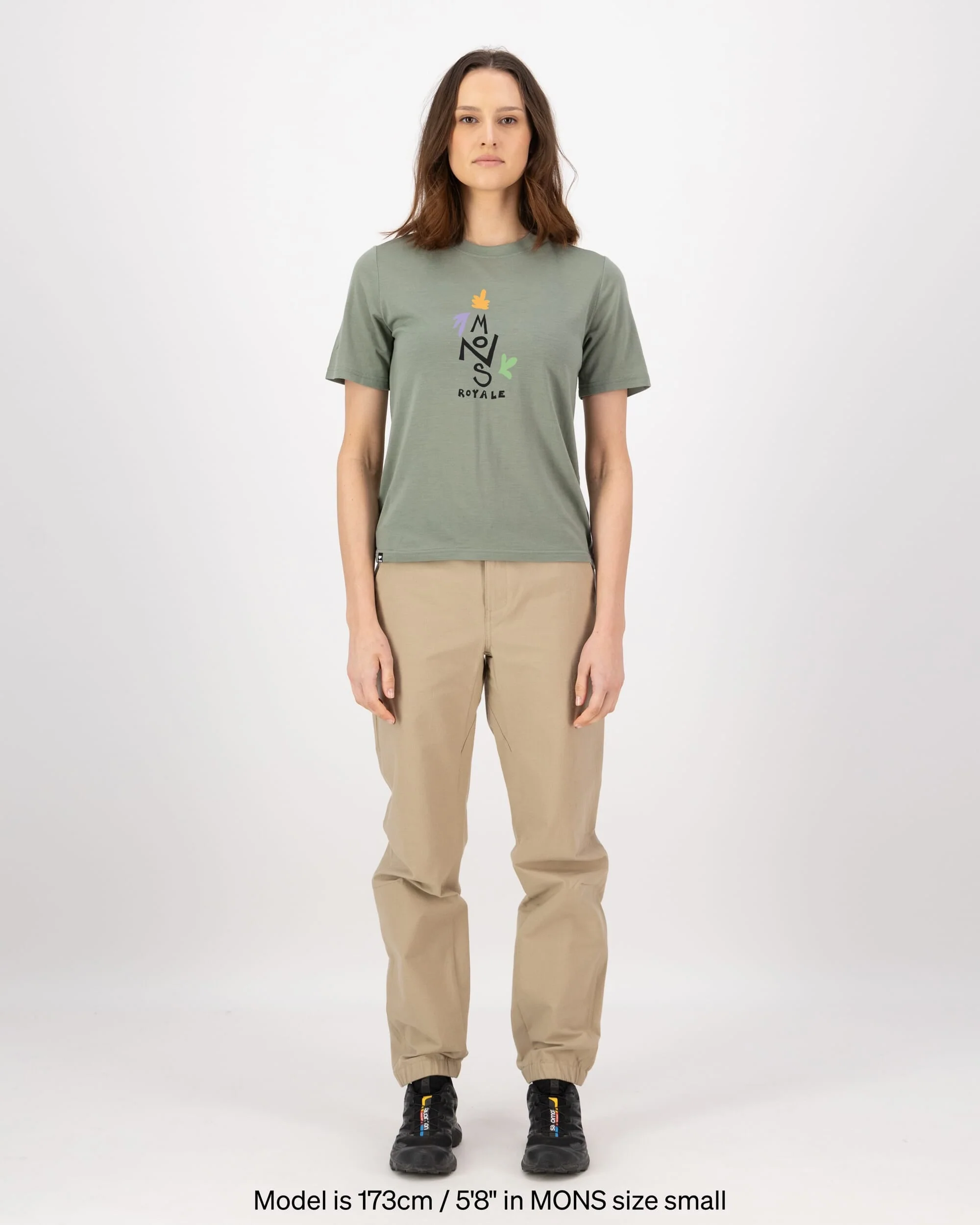 Icon Merino T-Shirt - Willow | Women's T-Shirt - Image 2
